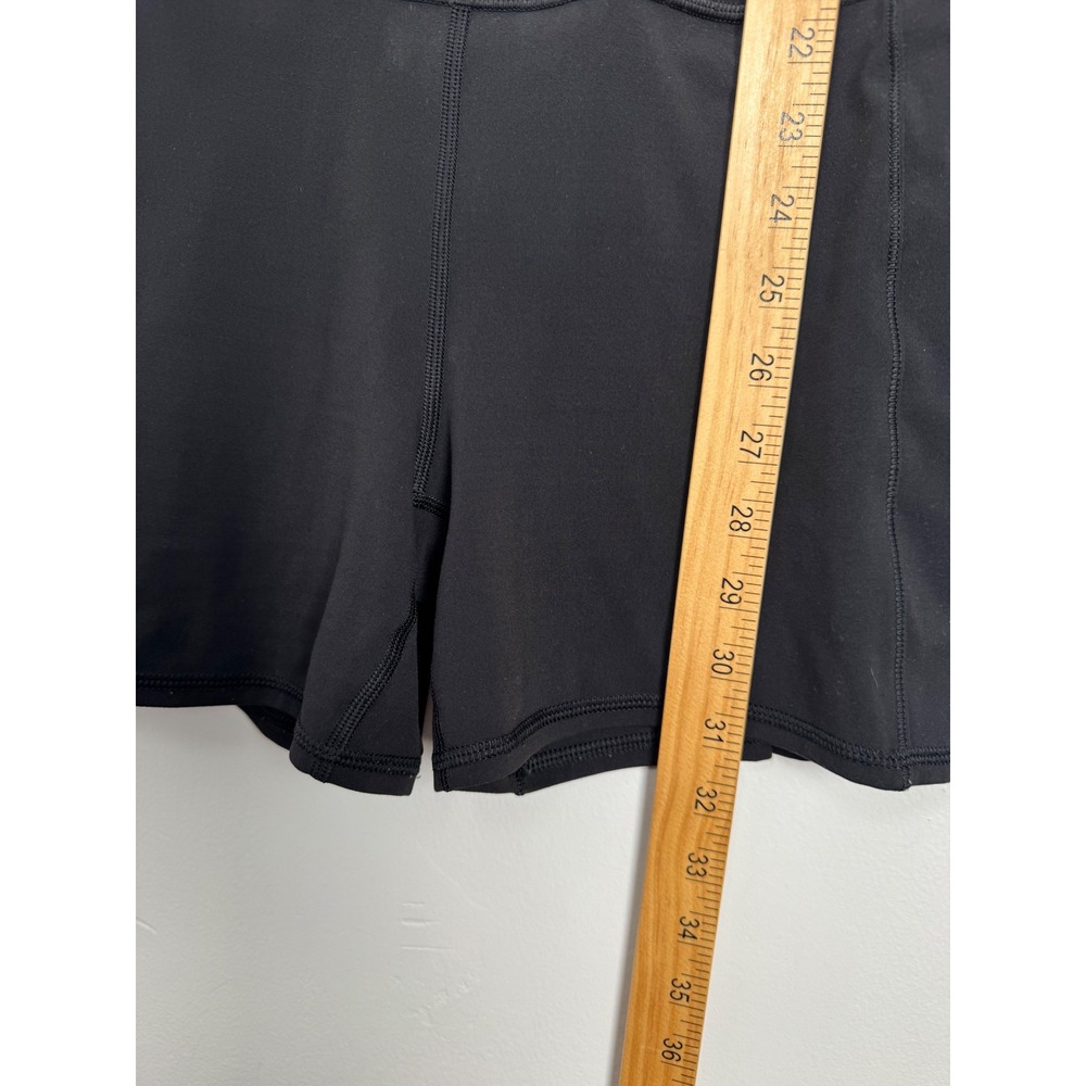 Vuori Studio Romper Black Ribbed Athletic One Piece Shorts Style VW397 Womens M - Picture 4 of 9